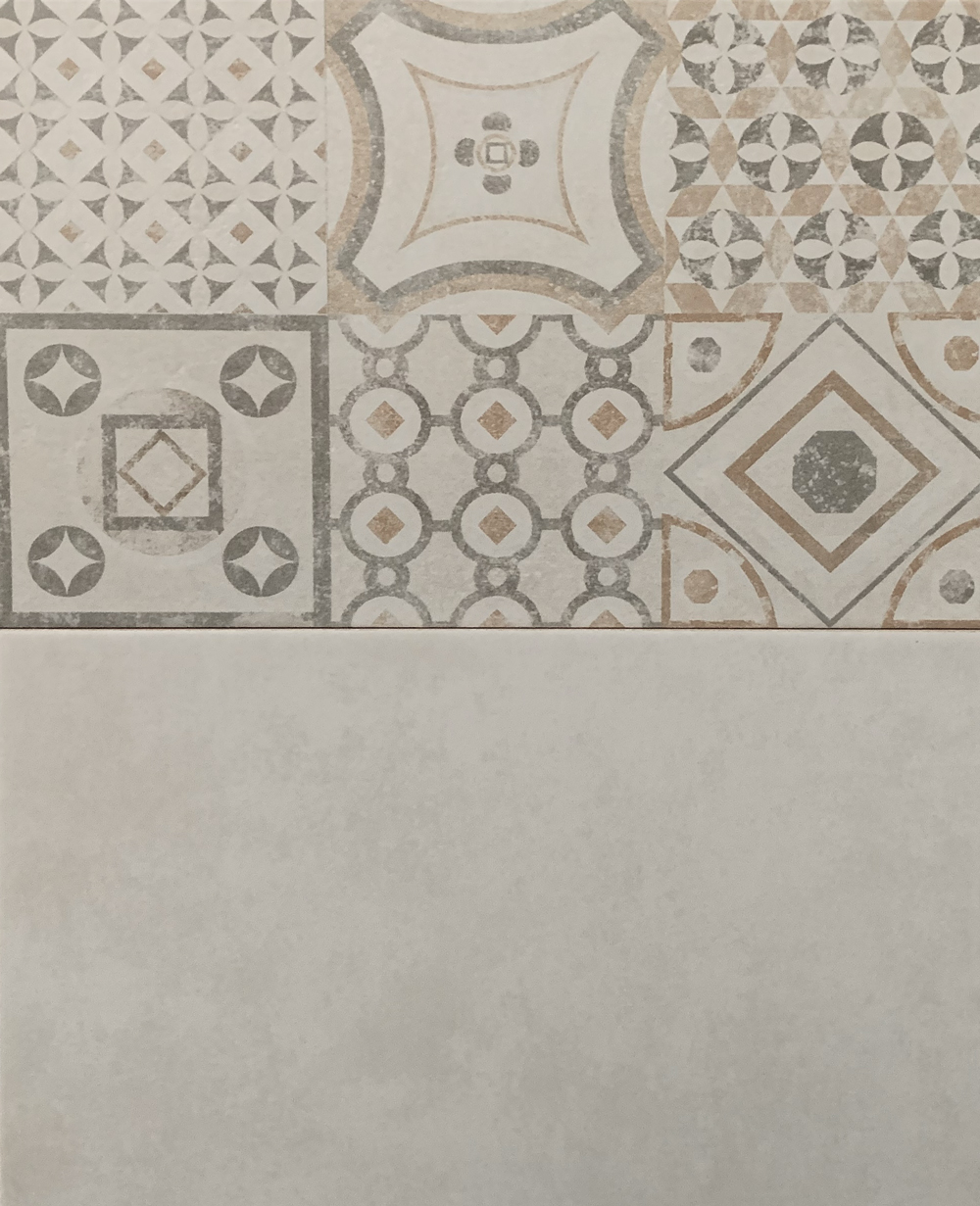 25x40 Piastrella da Rivestimento Cementine Paris Draw Beige - immagine 3
