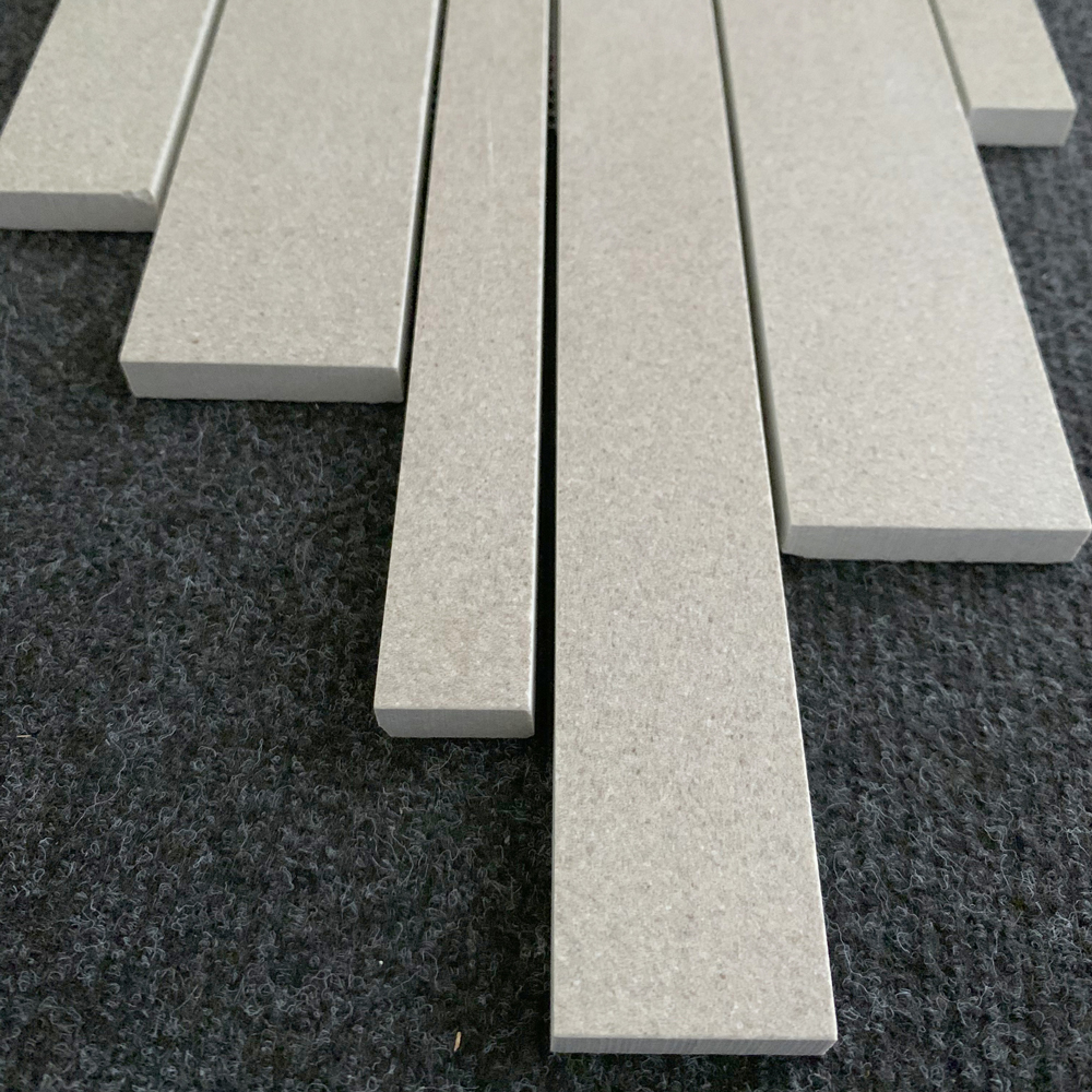 21x40 Porcelain Stoneware Mosaic Tile Buildtech TU Sand Listoni Sfalsati