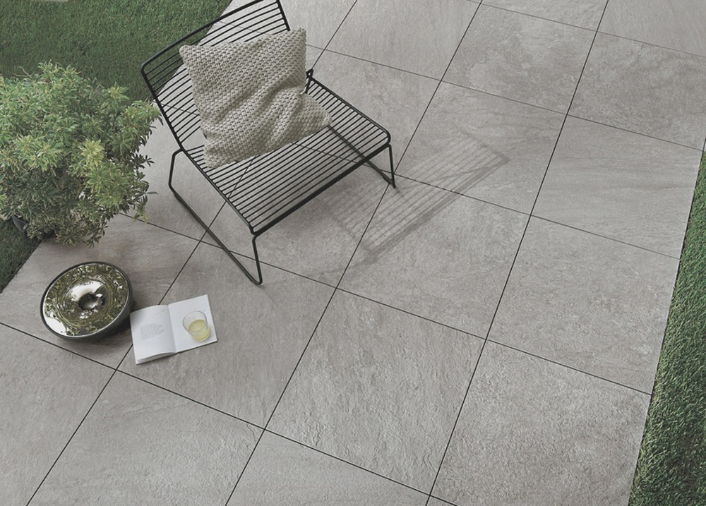 60x60 Pavimento in Gres Porcellanato 2cm. Block Grigio - immagine 3