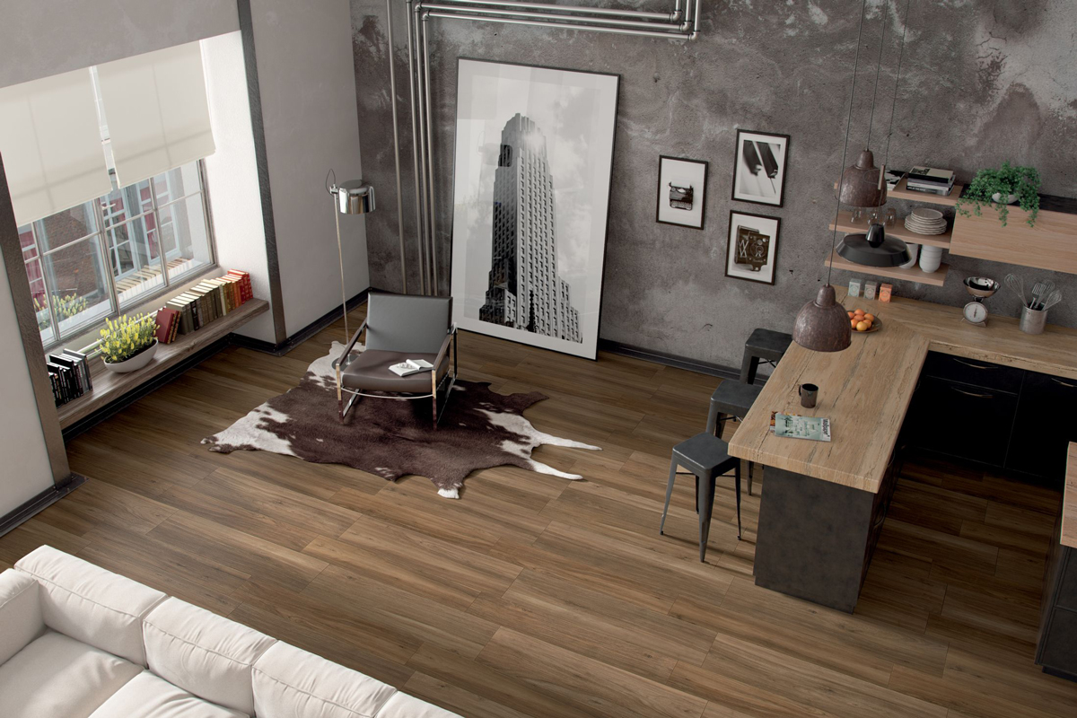 20x120 Wood Effect Floor KD Noce - immagine 2