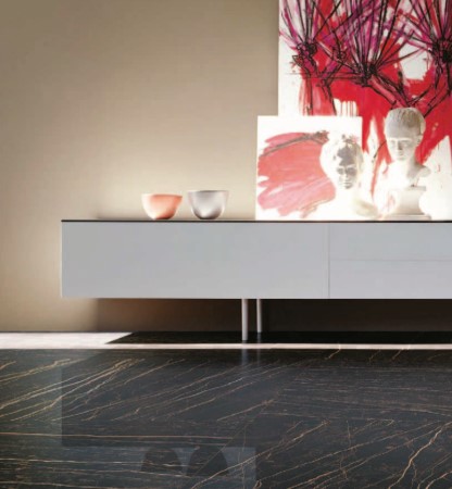 60x60 Rimini Black Brillant Gold - immagine 4