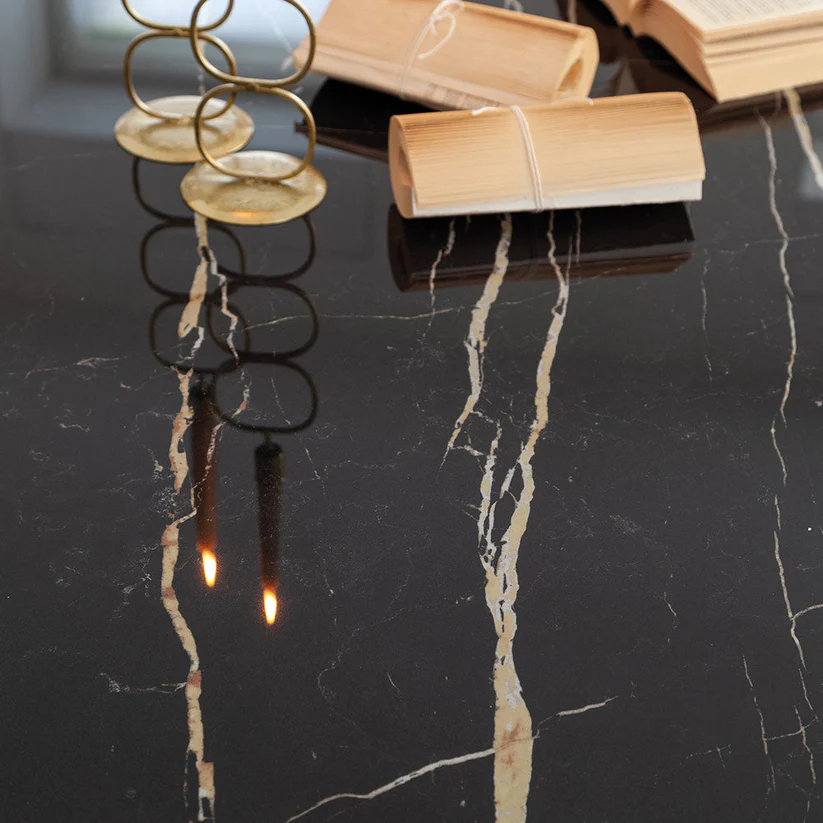 60x60 Rimini Black Brillant Gold - immagine 2