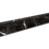 Battiscopa in gres effetto marmo 4,6x60 cm Rimini Brill Noir