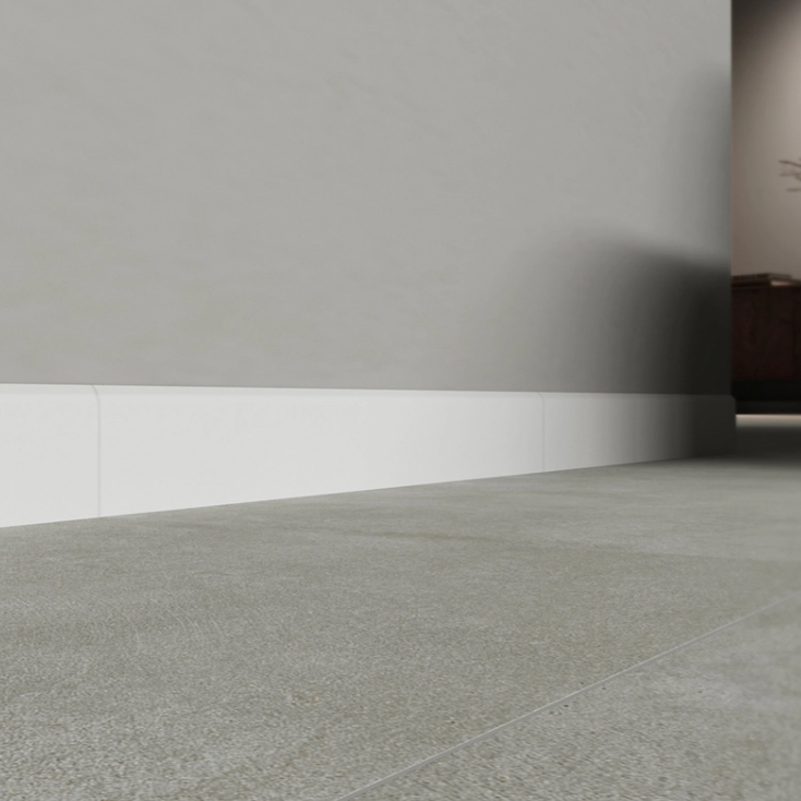 1) 7,5x60 Battiscopa Bianco Matt. - immagine 3