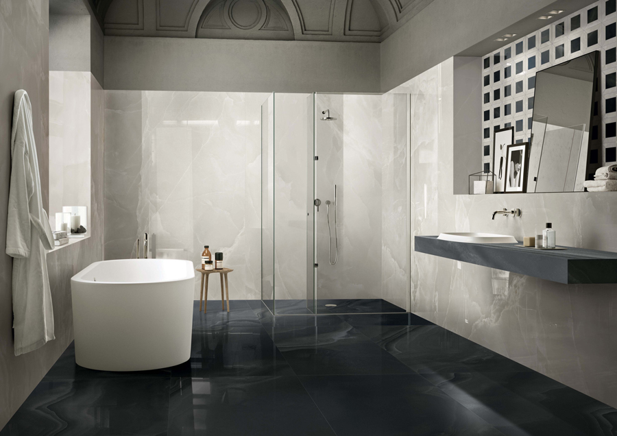 60x120 Eccentric Luxe Cloudy White Glossy - immagine 4