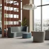 Pavimento SPC 60x120 effetto cemento Flow+ XL colore Aso, spessore 6,5mm con materassino integrato.
