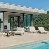 Piastrella gres porcellanato spessore 2cm. da esterno R11 60x60 cm. Florim Casual Life Champagne effetto pietra ruvida.