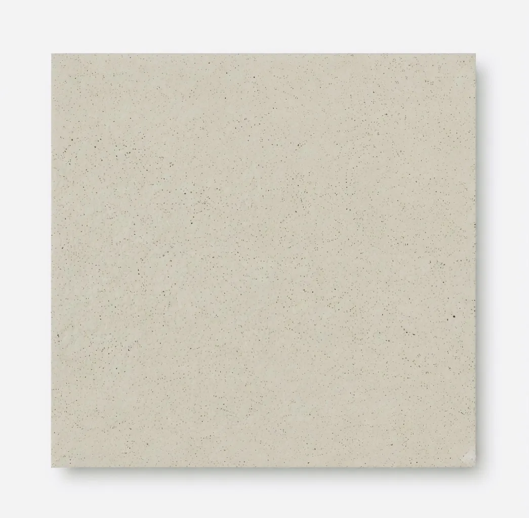 Piastrella gres porcellanato tutta massa spessore 8mm. da esterno R11 20x20 cm. Marazzi SistemT_gr Panna Rock effetto Granito antiscivolo.