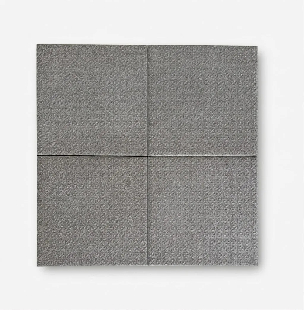 Piastrella gres porcellanato spessore 14mm. da esterno R11 20x20 cm. Marazzi SistemT_gr Grigio Scuro Diamond effetto Granito antiscivolo.